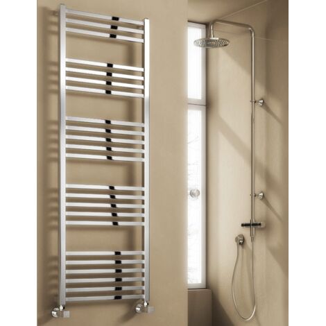 Reina Vasto Heated Towel Rail 1460mm H x 500mm W Chrome