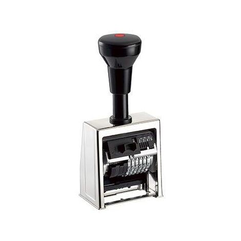 REINER Paginierstempel B6 200300-011 6Räder verchromt/sw