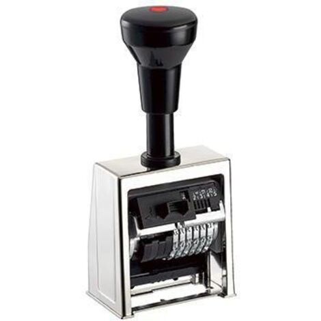 REINER Paginierstempel B6 200300-011 6Räder verchromt/sw
