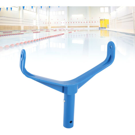 Reinigungsbeutel für Poolroboterkopf mit V-Clip – Ersatzgriff aus blauem ABS, 24 x 23 cm – Kompatibel mit Standard-Verlängerungsschläuchen