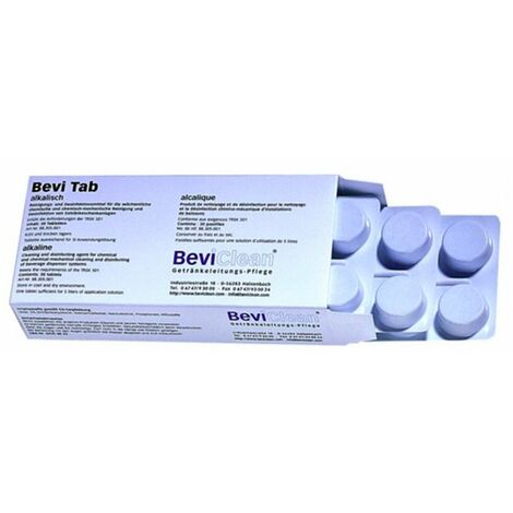 Reinigungsmittel - Bevi Tab, alkalisch, 30 Tabletten