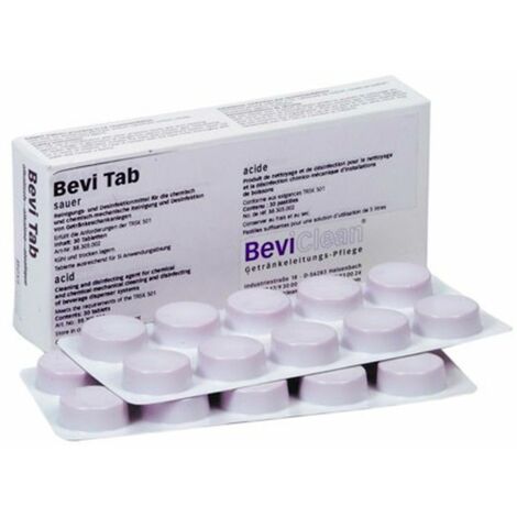 Reinigungsmittel - Bevi Tab, sauer, 30 Tabletten