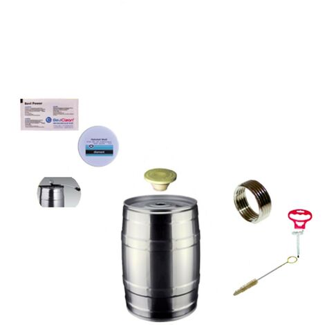 Reinigungsset Easy klein, Size:für nw 10mm,Detergent:Bevi - Power Pulver - Alkalisch,Cleaning brush:Flach und Kombi