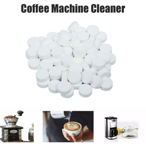 [Reinigungstabletten] Decaféina™ 50 Reinigungstabletten, 1,5 cm Durchmesser, mit Natriumpercarbonat und biologischen Enzymen für automatische und halbautomatische Kaffeemaschinen