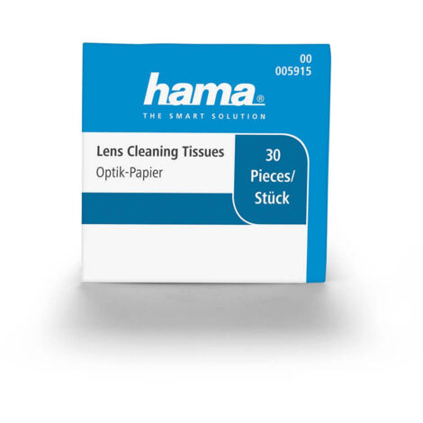 Reinigungszubehör hama 00005956 silikonfrei fusselfrei Papier 5 Stk