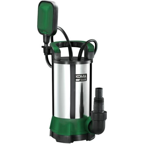 Reinwasser-Absaugpumpe 500 W Edelstahl 17 x 30 cm KomaTools