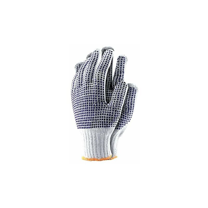 Reis - RDZNN600N10 Guanti Protettivi, Bianco/Blu