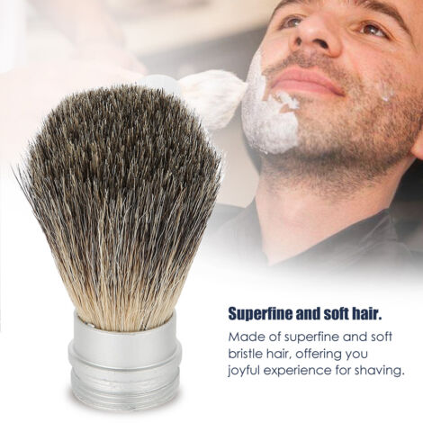 Reise-Bartbürste für Herren – Bart- und Schnurrbartpflege mit Naturborsten