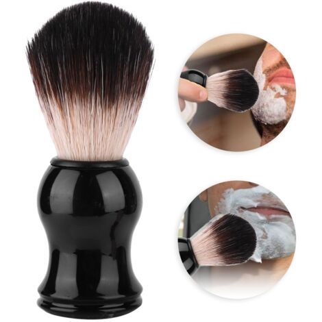 Reise-Bartbürste für Herren – Naturborsten, ergonomisches Design – Professionelles Friseurzubehör 03