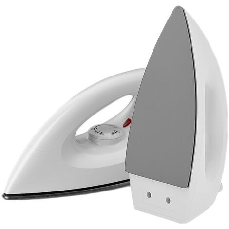 Reisebügeleisen, Antihaftbeschichtete Sohle, tragbar, 1200 W, weiß