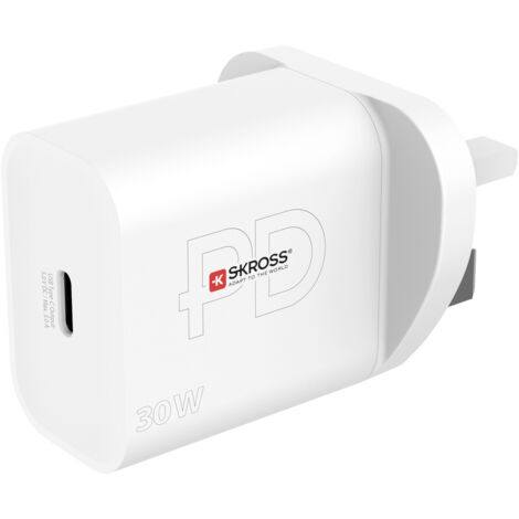 Reiseladegerat uk usw usb c pd 30 w ungeerdet
