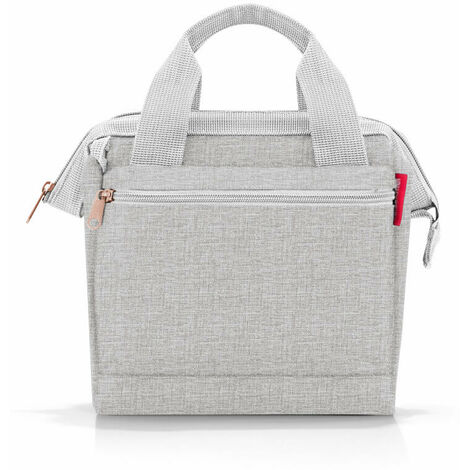 reisenthel allrounder cross, Schultertasche, Tasche , Handtasche, Polyestergewebe, Twist Sky Rose, 4 L, MQ1035