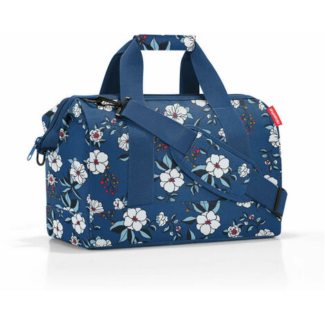 reisenthel allrounder M, Reisetasche, Sporttasche, Schultertasche, Garden Blue, 18 L, MS4104