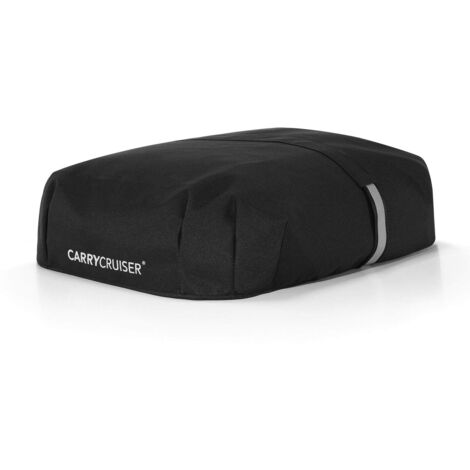 reisenthel carrycruiser Cover - pratique housse de protection pour chariot de Shopping, facile deà utiliser, hydrofuge, noir