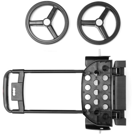 reisenthel citycruiser rack - Carello Portapacchi Pieghevole, Utilizzabile con Borsa come Carrello Spesa e da Solo come Portatutto o Portabottiglie, Base Stabile, Capacità di Carico 20 Kg, Nero