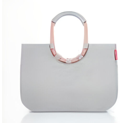 reisenthel loopshopper L - Sac robuste avec compartiments pratiques fabriqué à partir de bouteilles en PET recyclées -- Design charmant et imperméable, Couleur:sky rose