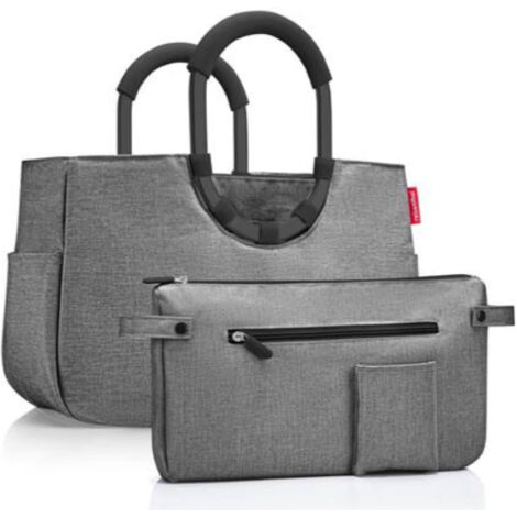 Reisenthel OS7052 LOOPSHOPPER M FRAME TWIST SILVER Sac de sport FRAME TWIST SILVER Taille Unique