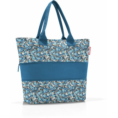reisenthel shopper e1, Einkaufstasche, Tragetasche, Tasche, Polyestergewebe, Viola Celeste, 12 L, RJ4090