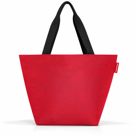 reisenthel shopper M, Einkaufstasche, Tragetasche, Schultertasche, Tasche, Polyestergewebe, Red, 15 L, ZS3004