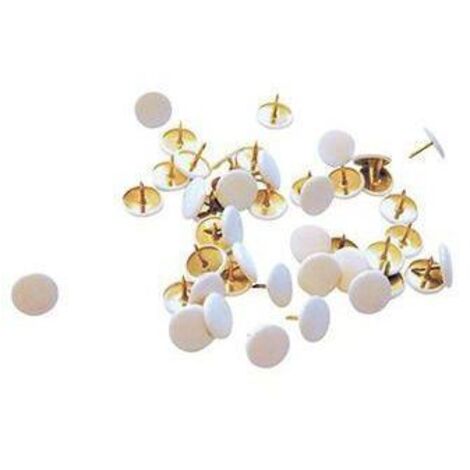 Reißnagel SUN 9,5mm überkapselt Stahl weiß 100 St./Pack.