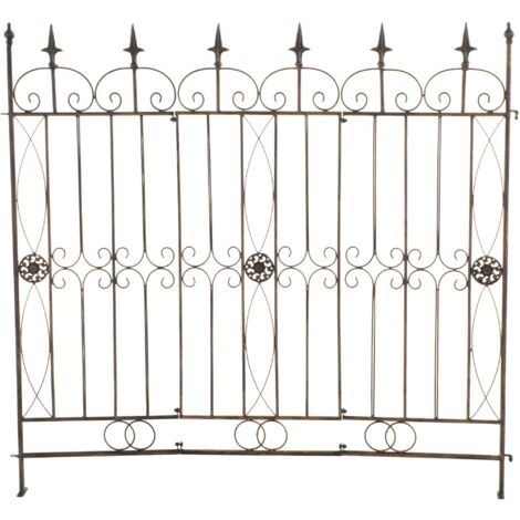Reja De Jardín Mangold En Metal Bronce