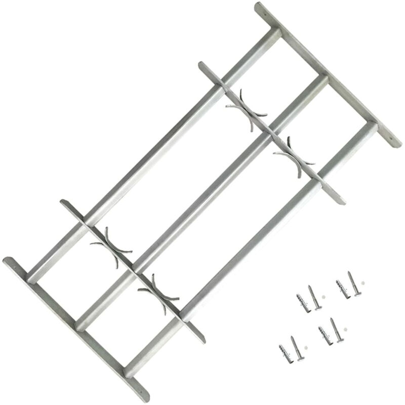 

Reja de seguridad ajustable ventana con 3 barras 700-1050 mm