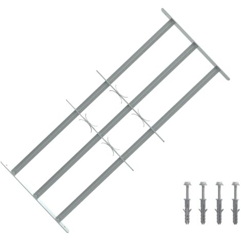 Reja de seguridad ajustable ventana con 3 barras 700-1050 mm