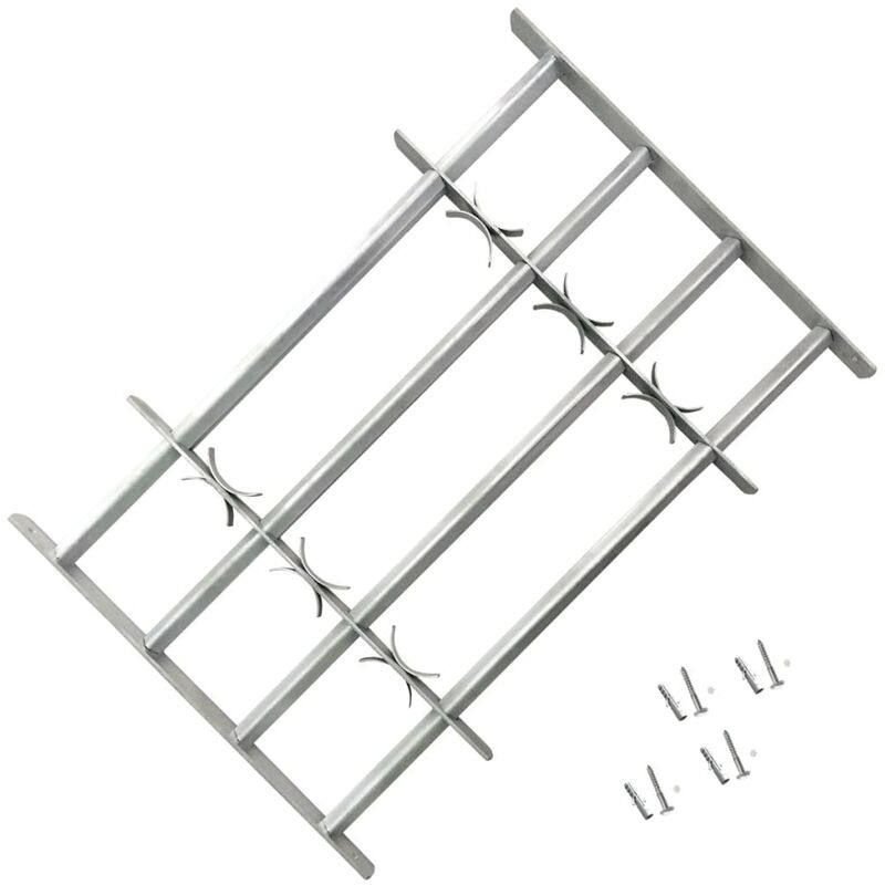 

Reja de seguridad ajustable ventana con 4 barras 500-650 mm
