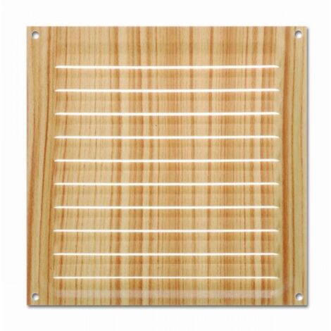 REJILLA 15X15CM MADERA PINO - BRINOX