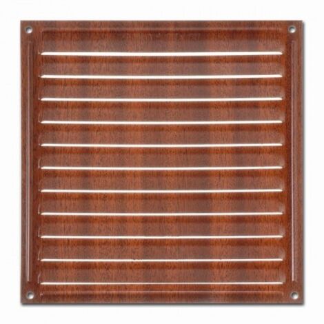 REJILLA 17X17 MADERA OSCURA C/D - BRINOX