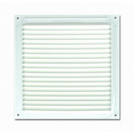 REJILLA 18X18CM 19 ABERTURAS ADHESIVA LACADO BLANCO - BRINOX