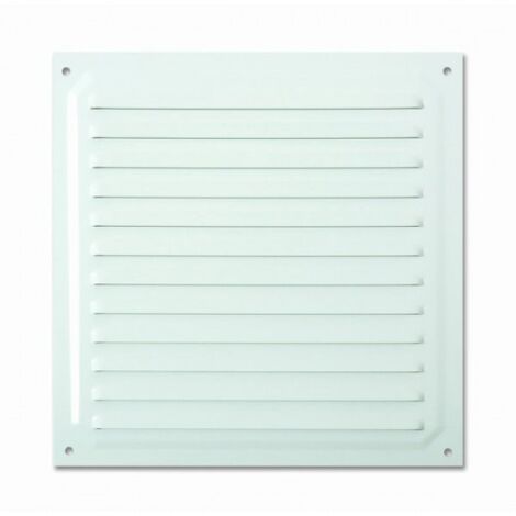 REJILLA 20X20CM ADHESIVA LACADO BLANCO - BRINOX