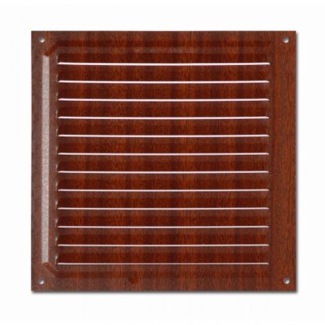 REJILLA 20X20CM MADERA OSCURA - BRINOX