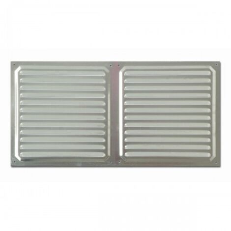 REJILLA 20X40CM ALUMINIO - BRINOX