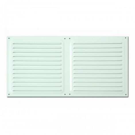 REJILLA 20X40CM LACADO BLANCO - BRINOX