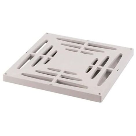 Rejilla 28x28 cm, para arqueta de evacuación monobloc de 30 cm - Permite el paso de peatones