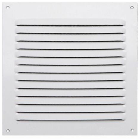Rejilla blanca atornillar 15x15 cm