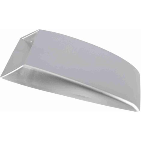 Rejilla de admisión de aire universal para automóviles, fabricada en plástico ABS con malla de aluminio para capó - Accesorio decorativo adhesivo (plateado, paquete de 1)