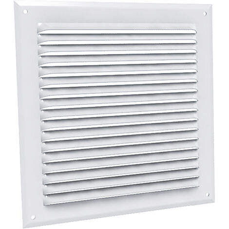 Rejilla de aluminio blanca - Mosquitera 150x150mm