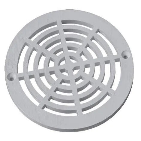 Rejilla de desagüe de piscina 179 mm blanca para Oceania y Weltico