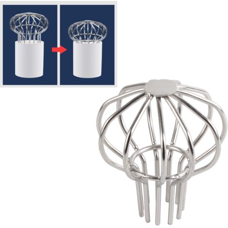 Rejilla de desagüe de suelo, tapón de desagüe y herramienta de limpieza de canalones de acero inoxidable resistentes a la corrosión y a las obstrucciones para balcones/terrazas.