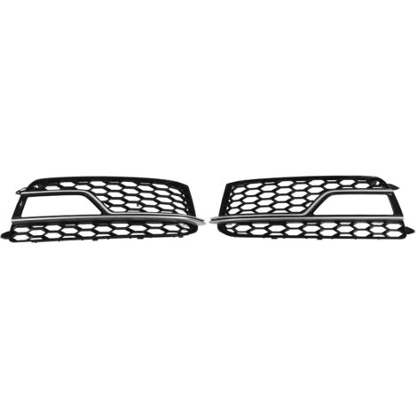 Rejilla de parachoques con faros antiniebla ABS 8T0807681M/8T0807682M para Audi S5/A5 S-Line 2012-2016, kit de 2 piezas