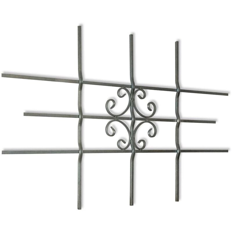 

Rejilla de seguridad para la ventana 69 x 114 cm - Plateado