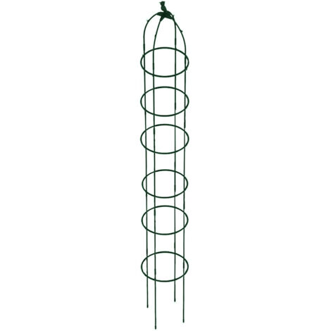 Rejilla de soporte de PP verde para plantas de 80 cm/125 cm/170 cm para clemátides, hiedra y plantas trepadoras.