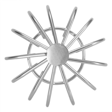 Rejilla de suelo de acero inoxidable antiobstrucción – tubo de 75 mm – drenaje de techo/balcón/patio – alta calidad