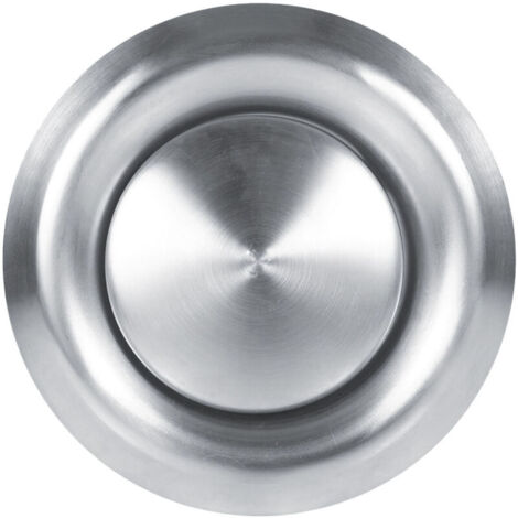 Rejilla de ventilación, abertura de ventilación de acero inoxidable, abertura de aire de extracción ajustable, abertura de ventilación redonda para el techo de la casa, tamaños (125 mm)
