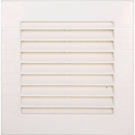 Rejilla de ventilación de abs natural, L.14 x L.14 cm Centrale Brico