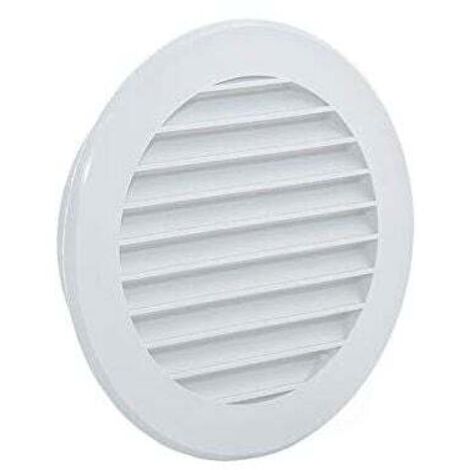 Rejilla de ventilación de plástico KZQ - protección contra insectos -, color blanco