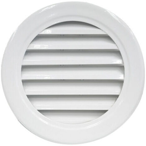 Rejilla de ventilación de plástico - protección contra insectos, color blanco