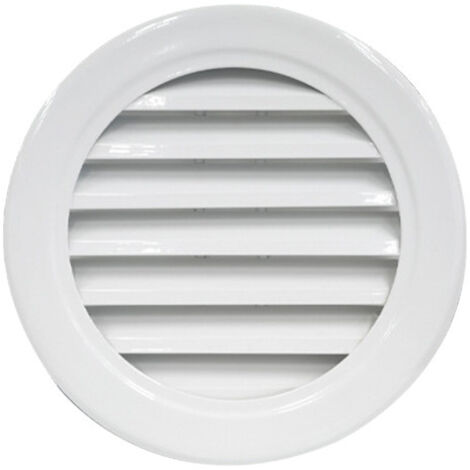 Rejilla de ventilación de plástico - Protección contra insectos, color blanco